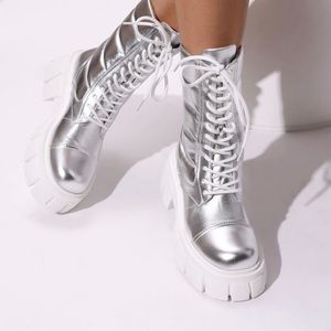 SILVER BOOTS!